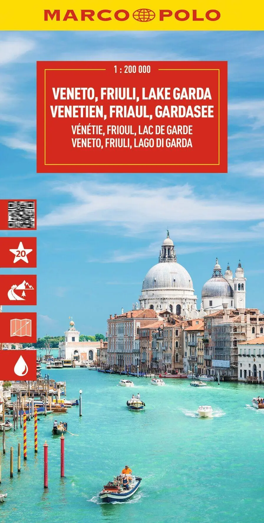 Cover: 9783575024169 | MARCO POLO Reisekarte Italien 04 Venetien, Friaul, Gardasee 1:200.000