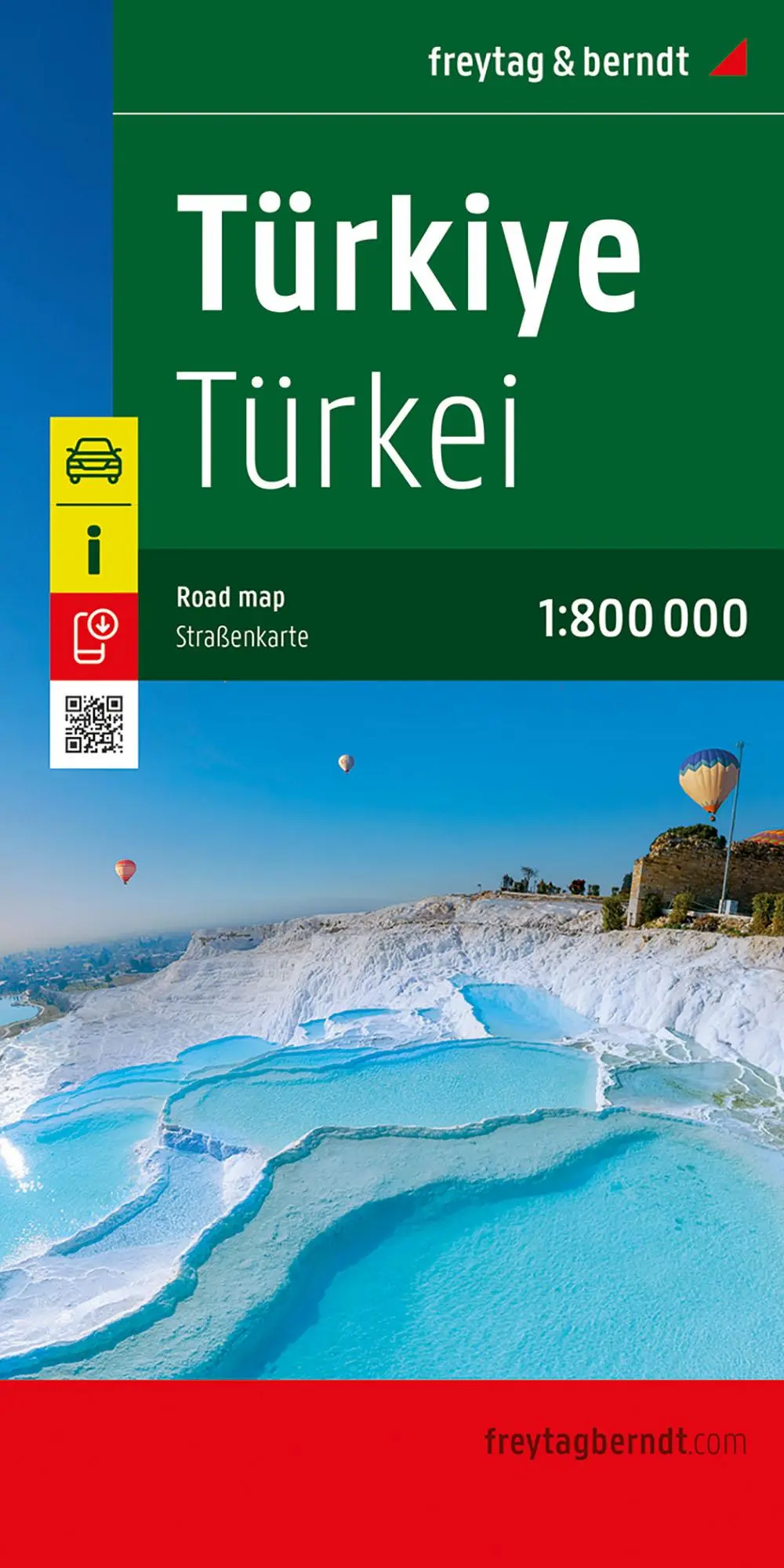 Cover: 9783707924169 | Türkei, Straßenkarte 1:800.000, freytag &amp; berndt | Freytag &amp; Berndt