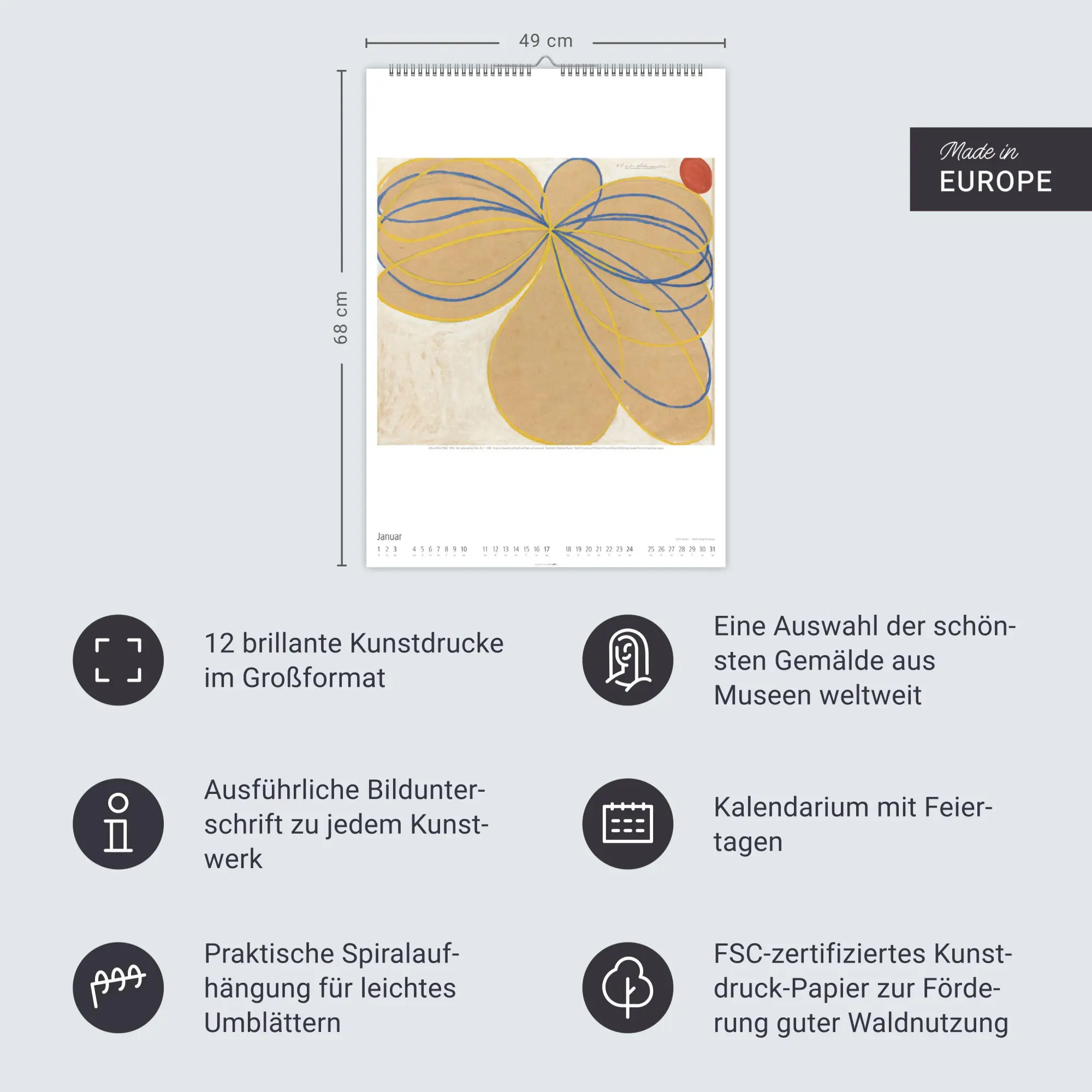 Bild: 9783839904169 | Hilma af Klint Kalender 2027 | Hilma Af Klint | Kalender | 14 S.