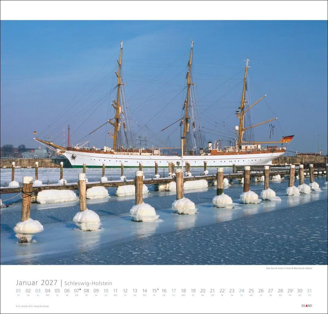 Bild: 9783964024169 | Schleswig-Holstein Edition Kalender 2027 - Land zwischen den Meeren