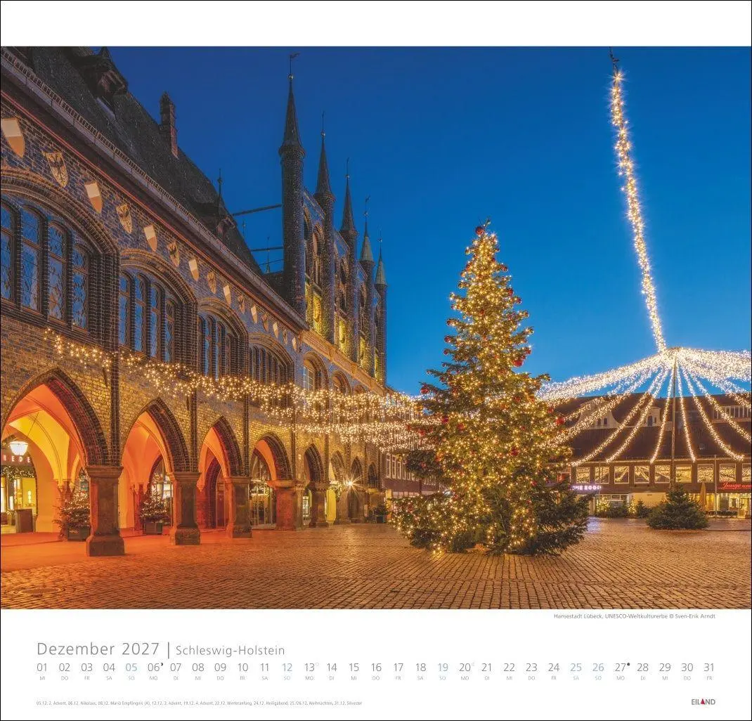 Bild: 9783964024169 | Schleswig-Holstein Edition Kalender 2027 - Land zwischen den Meeren
