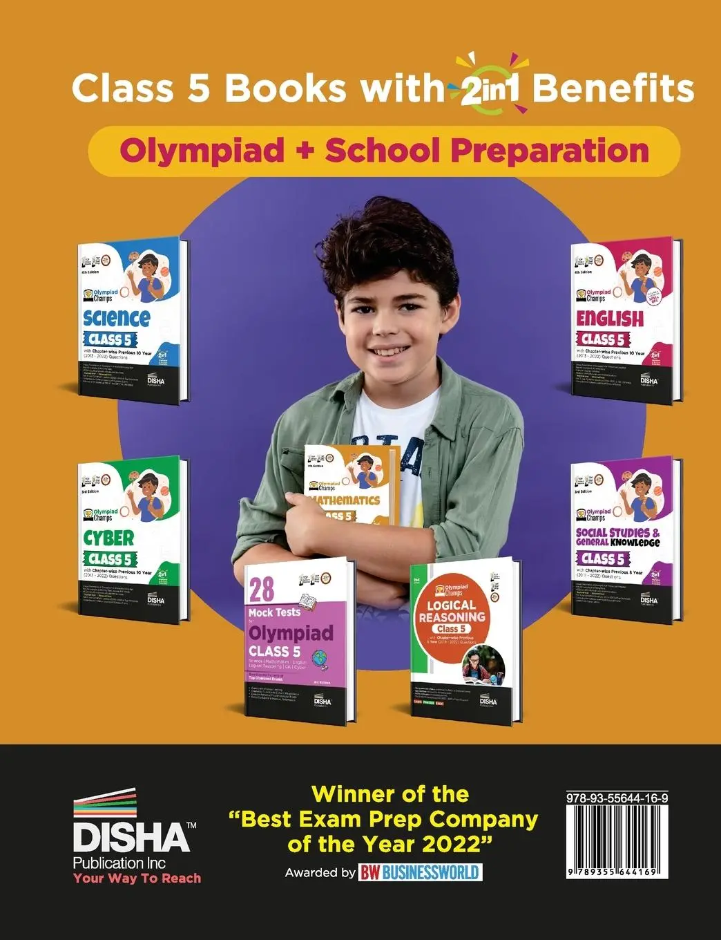 Rückseite: 9789355644169 | Olympiad Champs Mathematics Class 5 with Chapter-wise Previous 10...