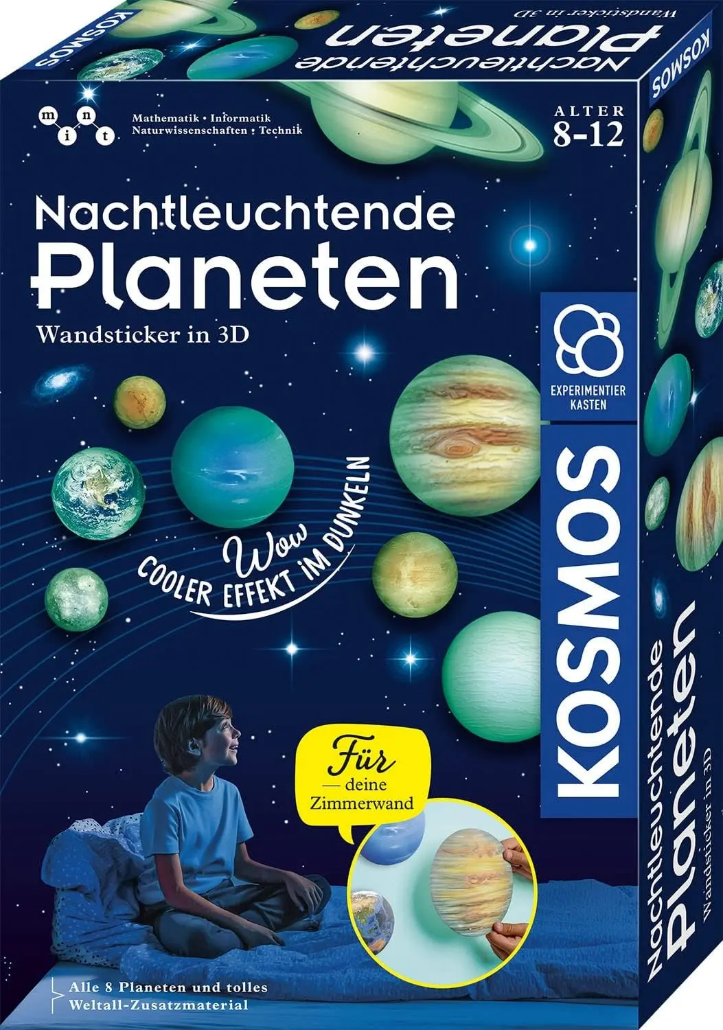 Cover: 4002051654269 | KOSMOS 654269 - Nachtleuchtende Planeten, Wandsticker in 3D,...