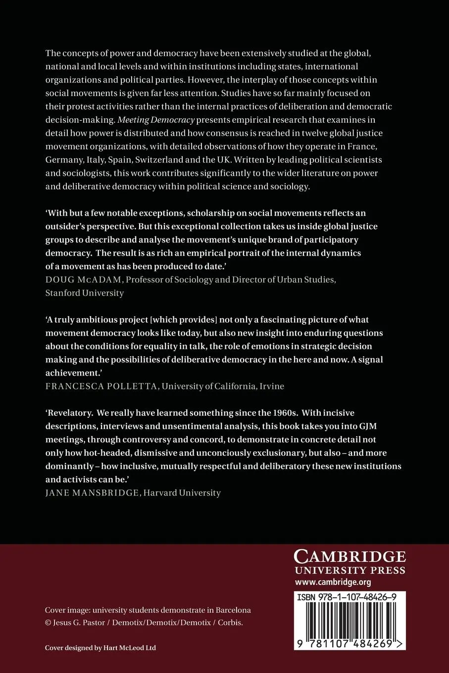 Rückseite: 9781107484269 | Meeting Democracy | Donatella Della Porta (u. a.) | Taschenbuch | 2014