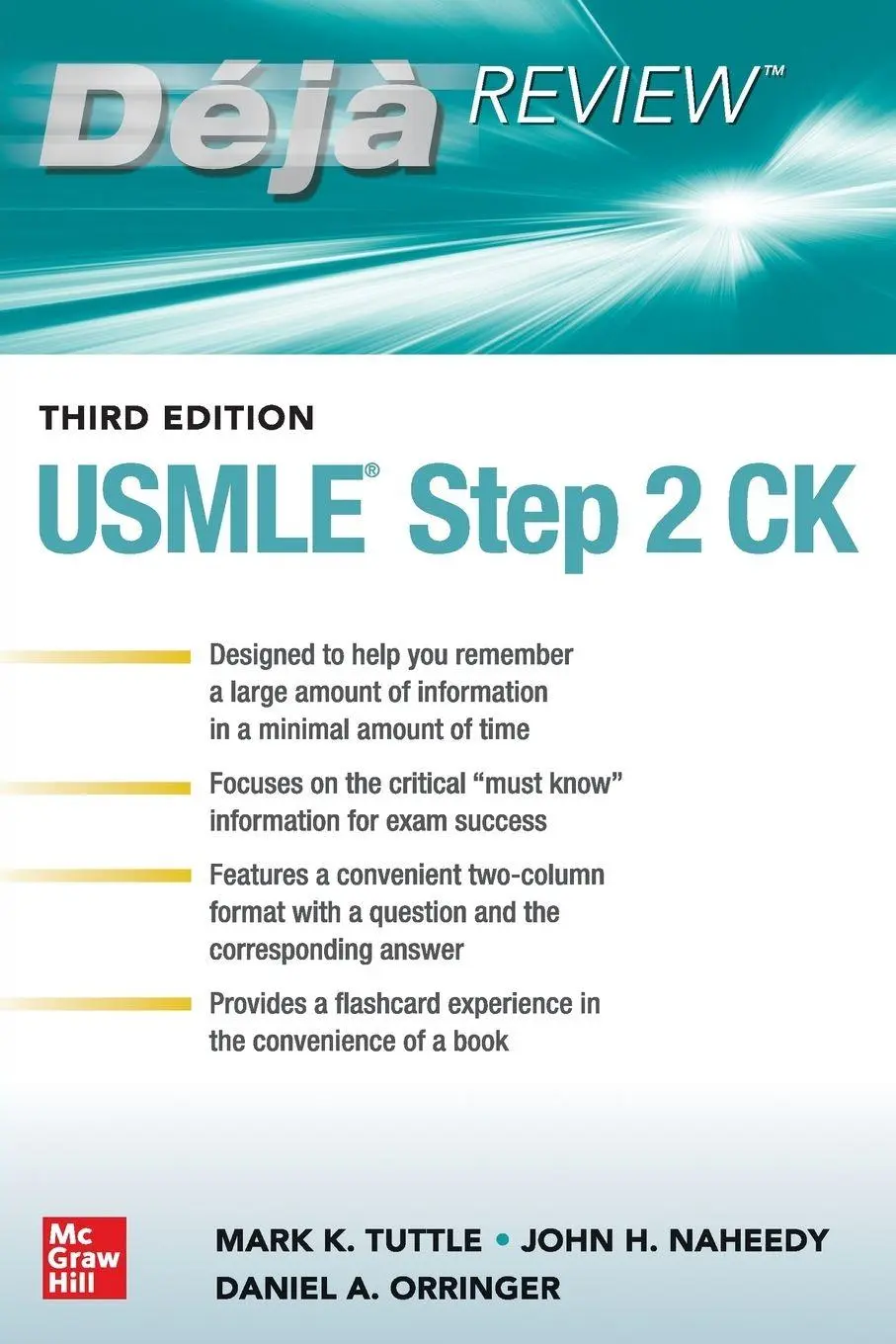 Cover: 9781260464269 | Deja Review | USMLE Step 2 CK, Third Edition | Mark Tuttle (u. a.)