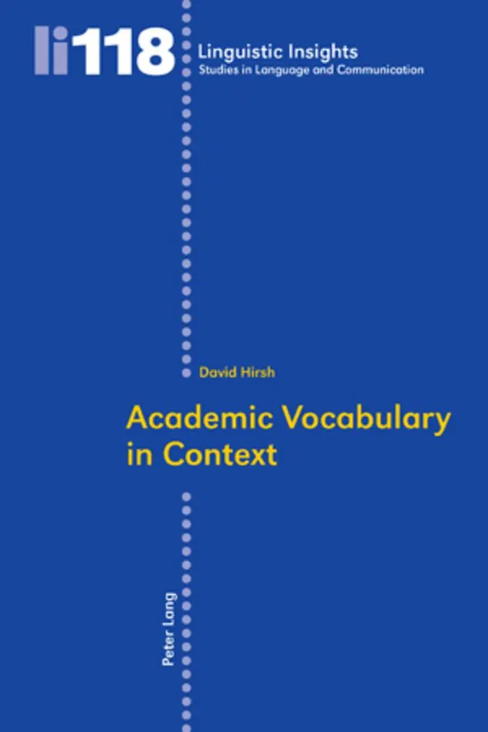 Academic Vocabulary in Context - David Hirsh Kartoniert (TB)