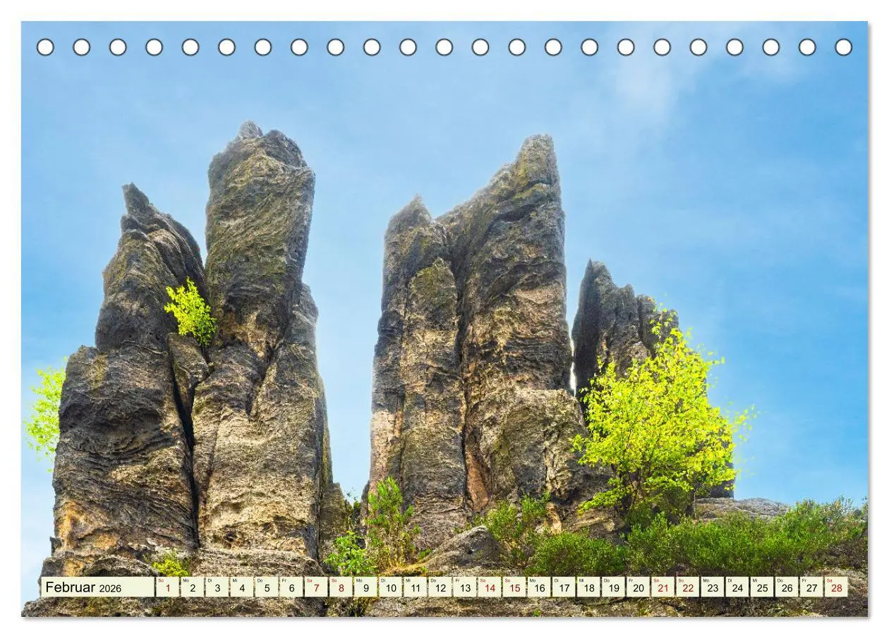 Bild: 9783457514269 | Zittauer Gebirge-Urlaubsromantik und Wanderparadies (Tischkalender...