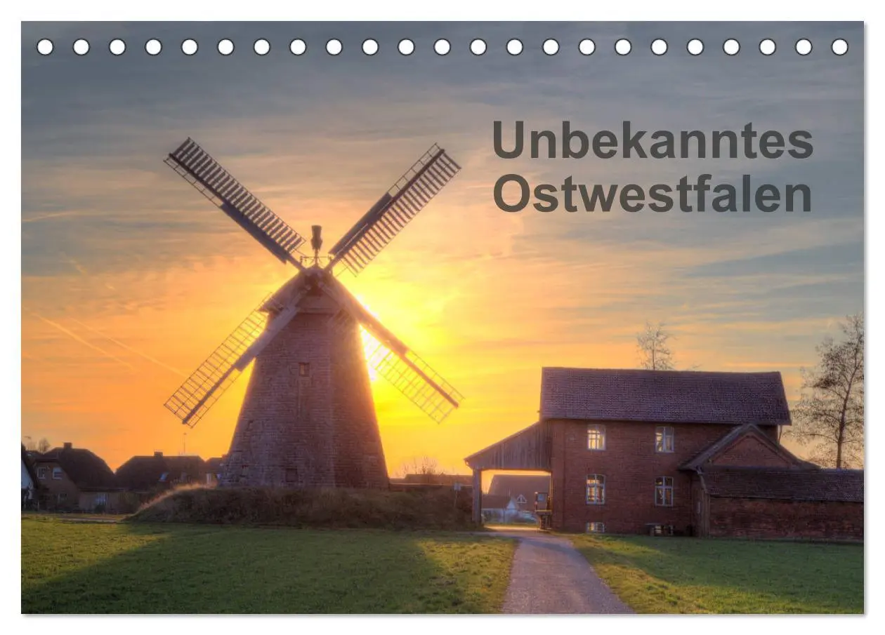 Cover: 9783457994269 | Unbekanntes Ostwestfalen (Tischkalender 2026 DIN A5 quer), CALVENDO...
