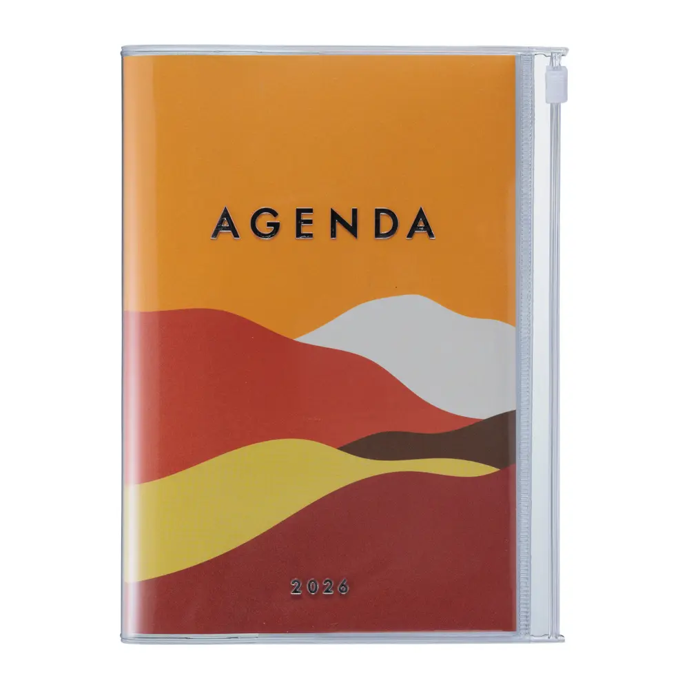 Cover: 4550045144369 | MARK'S 2025/26 Taschenkalender, B6 Mountain, Orange | Mark's Inc