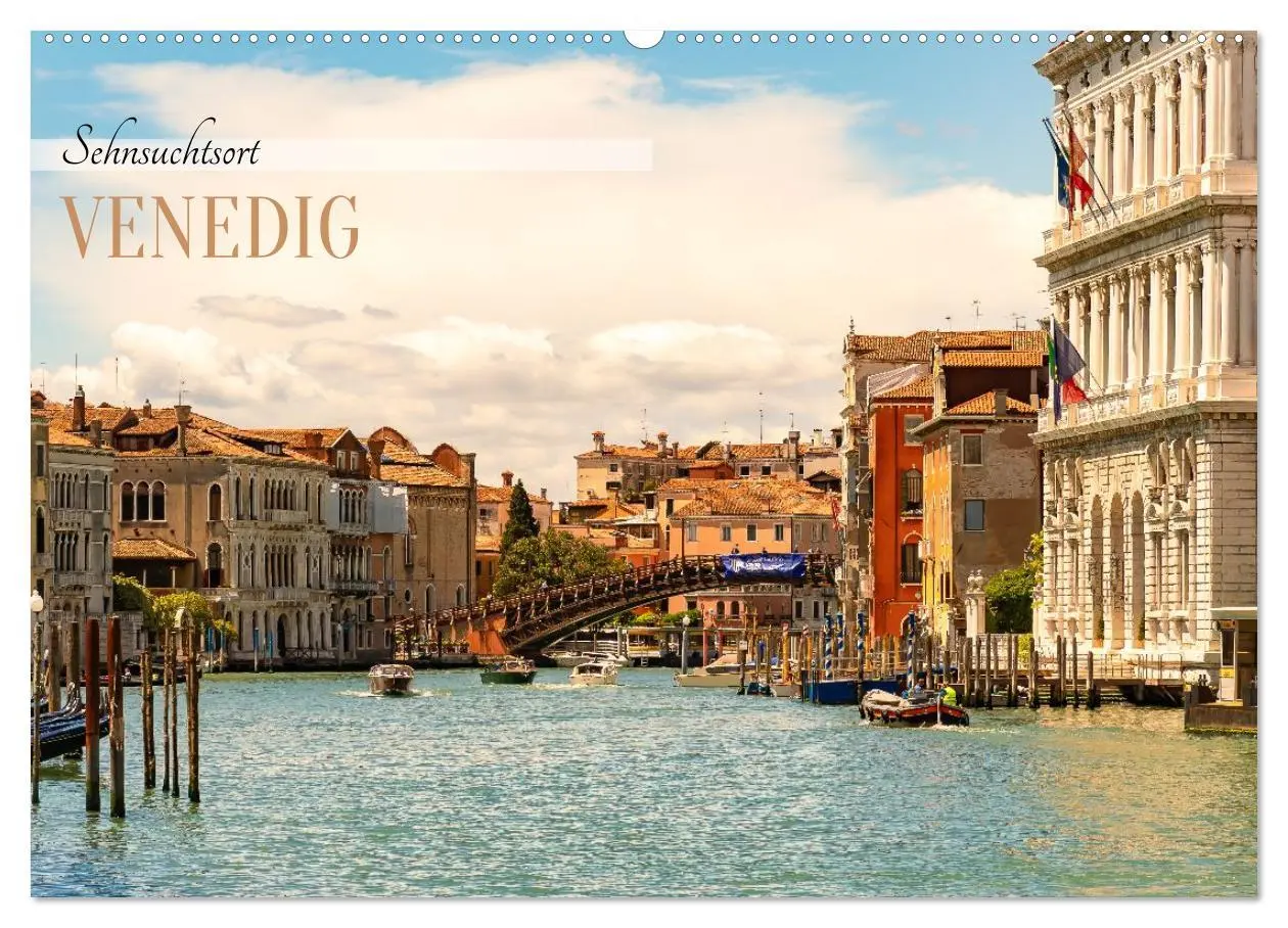 Cover: 9783457294369 | Sehnsuchtsort Venedig 2026 (Wandkalender 2026 DIN A2 quer),...