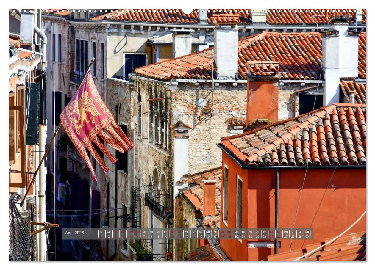 Bild: 9783457294369 | Sehnsuchtsort Venedig 2026 (Wandkalender 2026 DIN A2 quer),...
