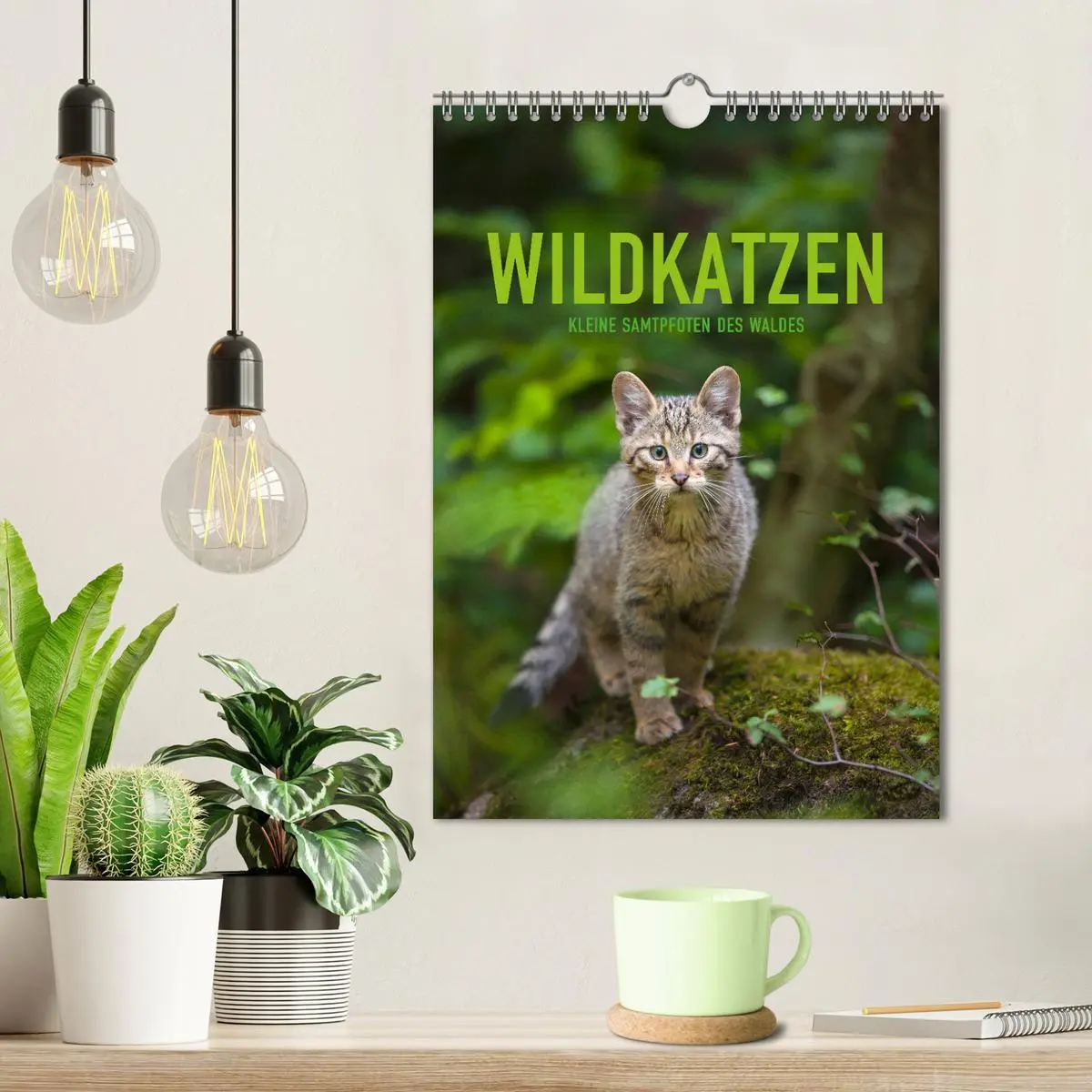 Bild: 9783516384369 | Wildkatzen - Kleine Samtpfoten des Waldes (Wandkalender 2026 DIN A4...