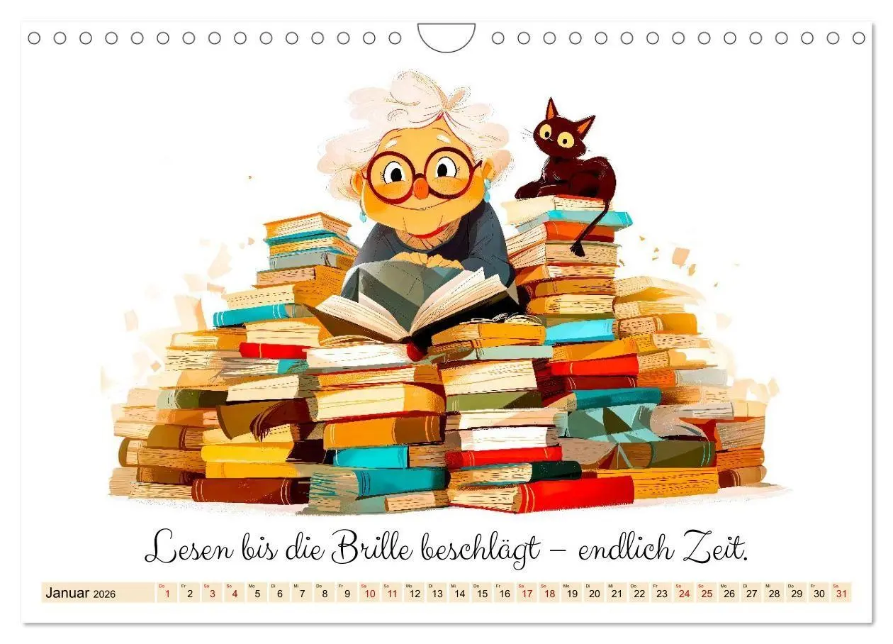 Bild: 9783516694369 | Endlich Rente - So macht Ruhestand Spaß! (Wandkalender 2026 DIN A4...