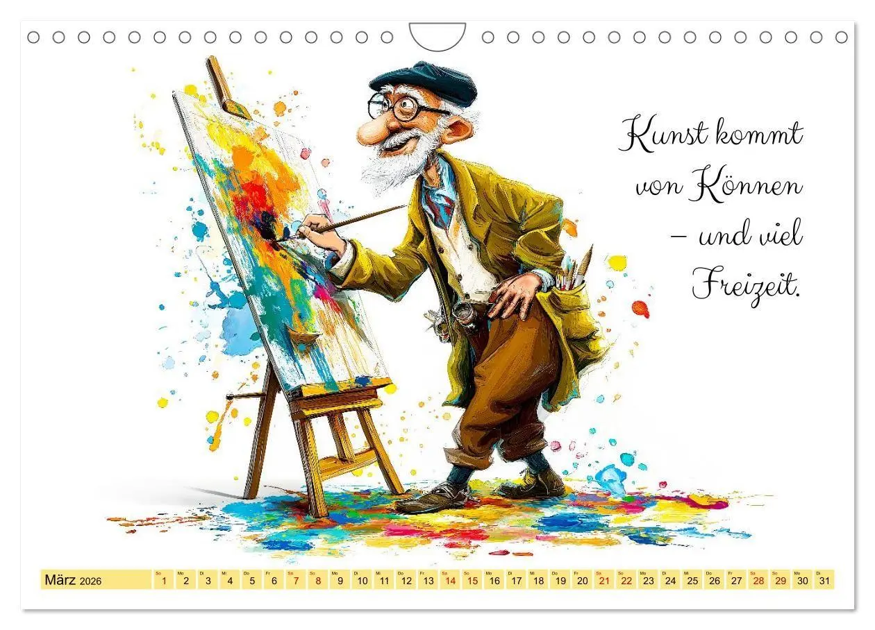 Bild: 9783516694369 | Endlich Rente - So macht Ruhestand Spaß! (Wandkalender 2026 DIN A4...