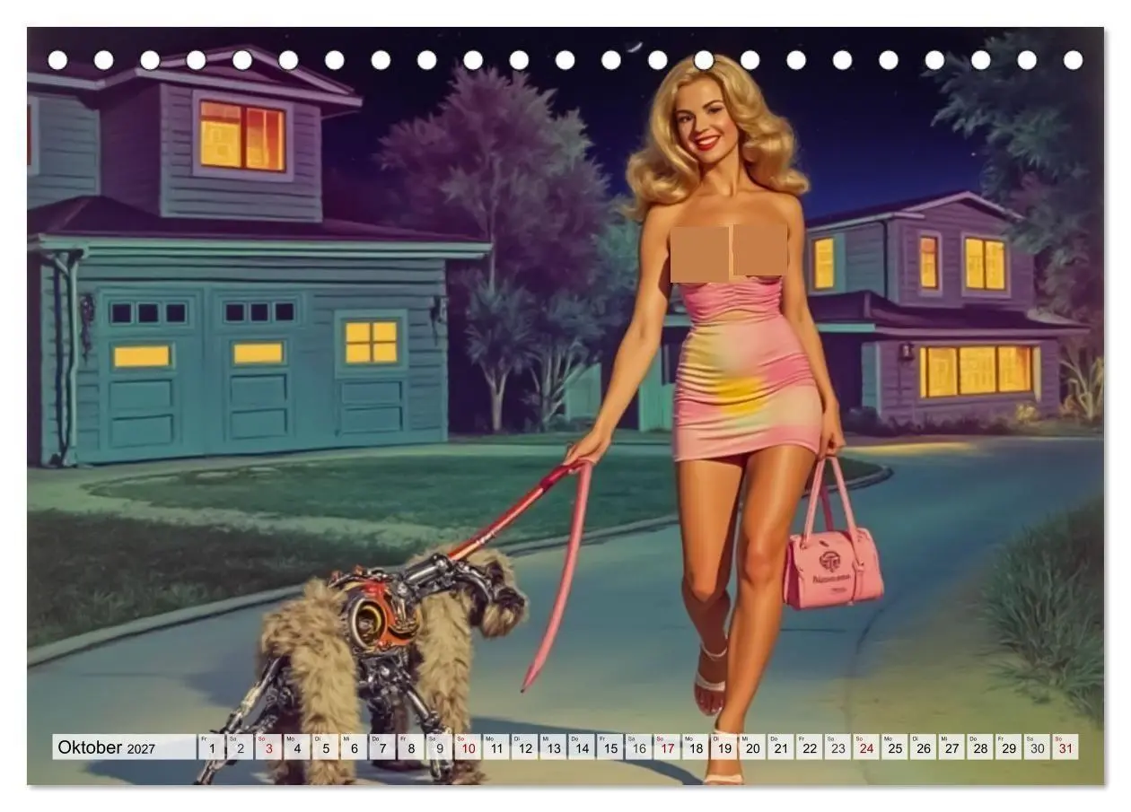 Bild: 9783516834369 | Atomic Beauties - The Retro Future Calendar (Tischkalender 2027 DIN...