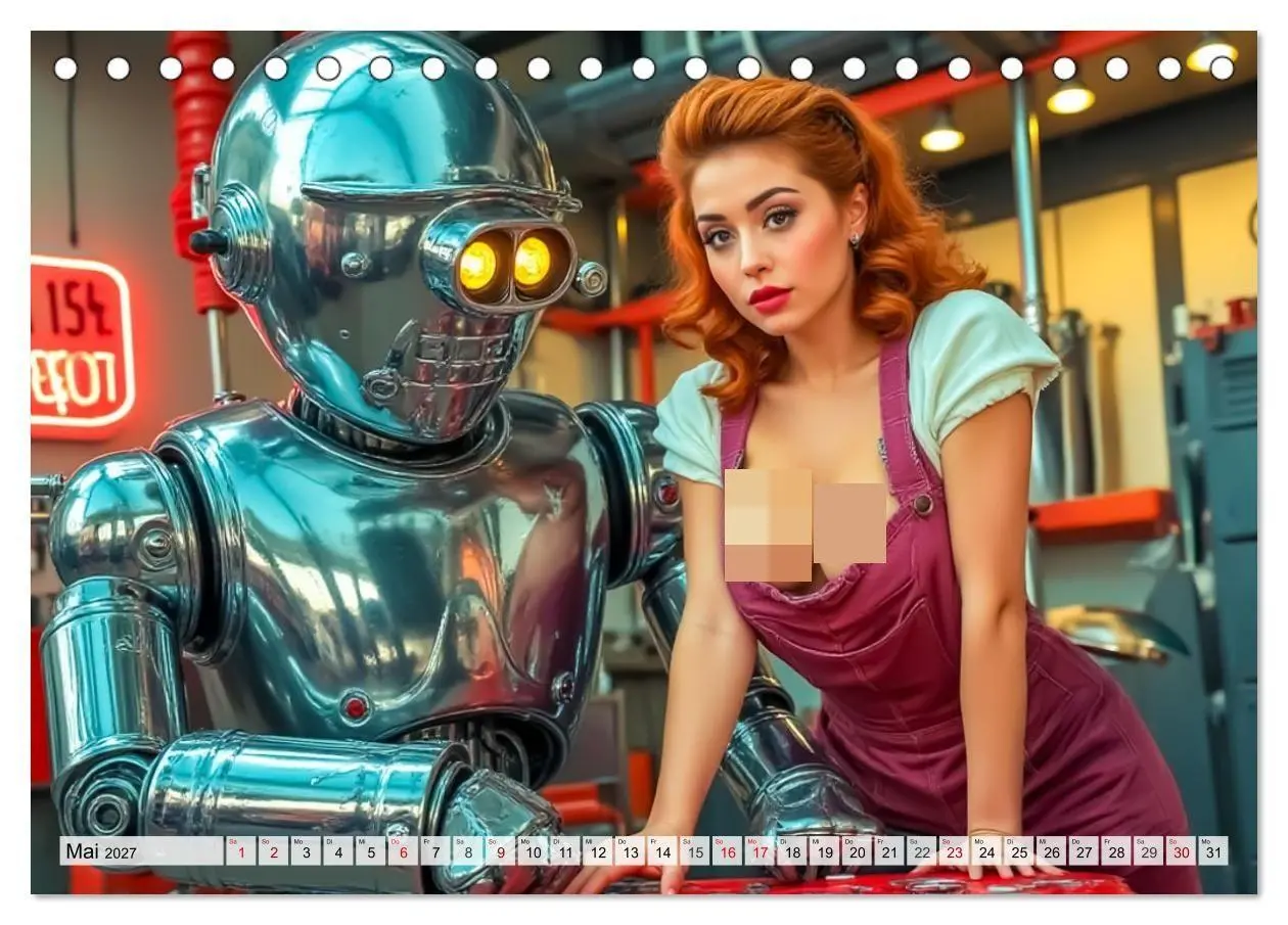 Bild: 9783516834369 | Atomic Beauties - The Retro Future Calendar (Tischkalender 2027 DIN...