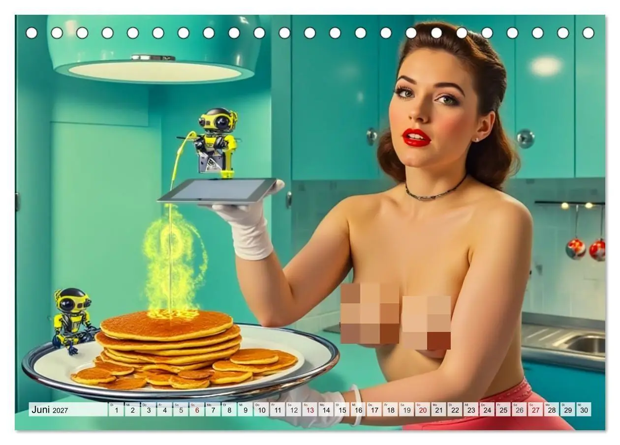 Bild: 9783516834369 | Atomic Beauties - The Retro Future Calendar (Tischkalender 2027 DIN...