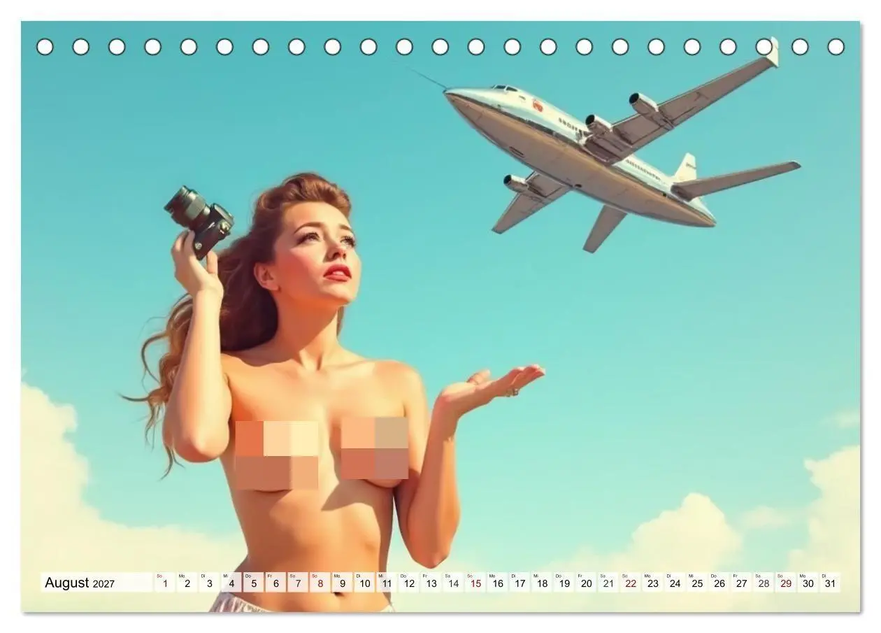 Bild: 9783516834369 | Atomic Beauties - The Retro Future Calendar (Tischkalender 2027 DIN...