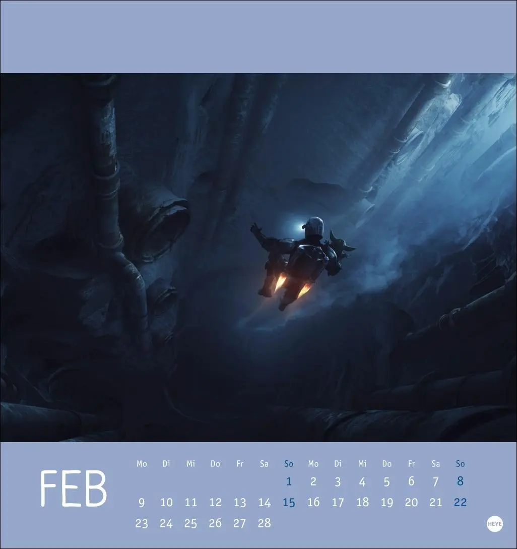 Bild: 9783756414369 | The Mandalorian Postkartenkalender 2026 | Heye | Kalender | 13 S.