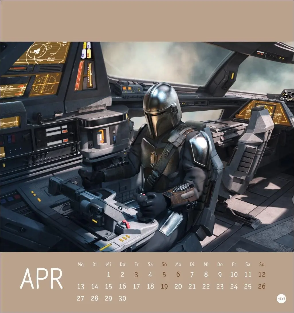 Bild: 9783756414369 | The Mandalorian Postkartenkalender 2026 | Heye | Kalender | 13 S.