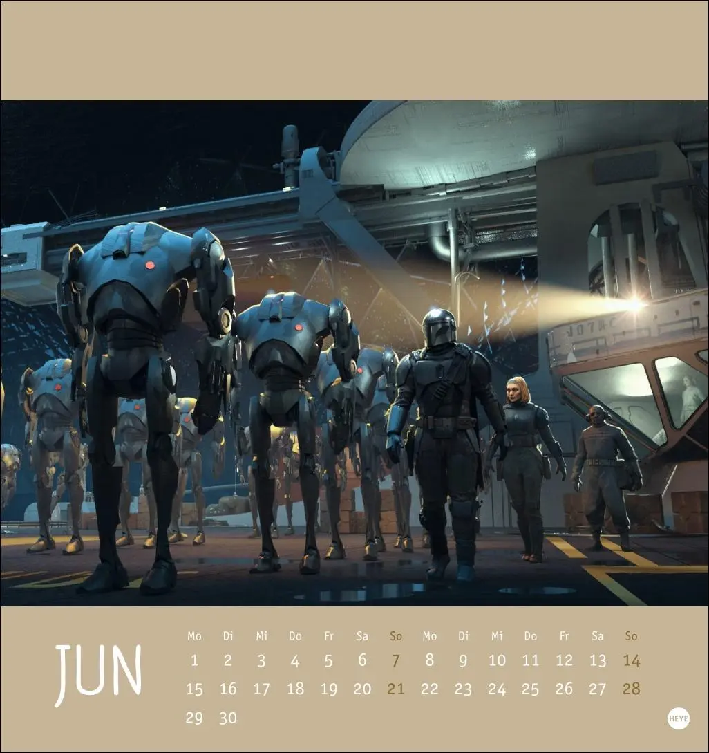 Bild: 9783756414369 | The Mandalorian Postkartenkalender 2026 | Heye | Kalender | 13 S.