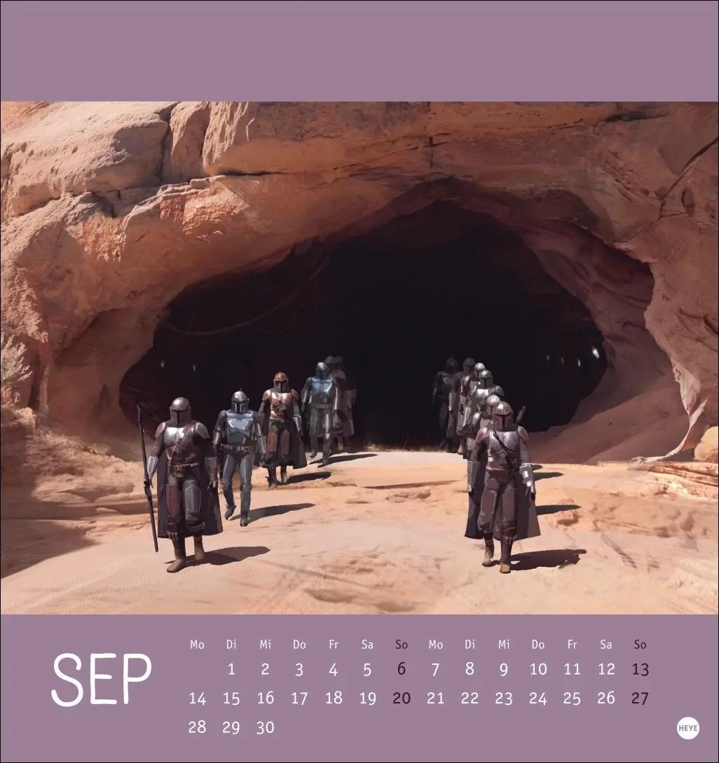 Bild: 9783756414369 | The Mandalorian Postkartenkalender 2026 | Heye | Kalender | 13 S.