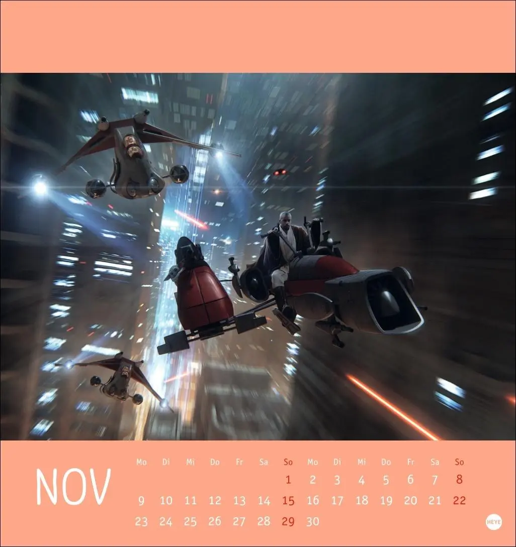 Bild: 9783756414369 | The Mandalorian Postkartenkalender 2026 | Heye | Kalender | 13 S.