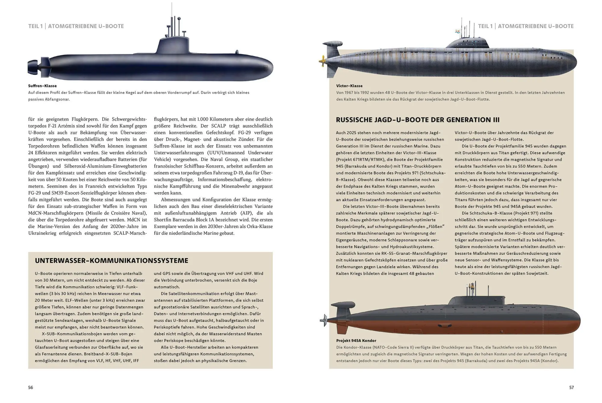 Bild: 9783948264369 | Moderne U-Boote | Die wichtigsten U-Boot-Klassen von 1990 bis heute