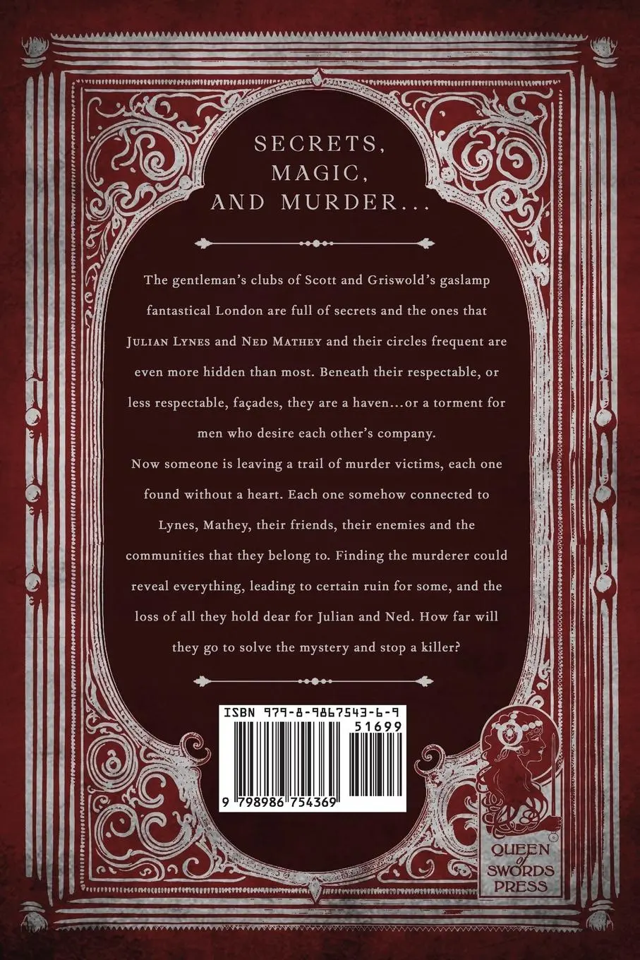 Rückseite: 9798986754369 | A Death at the Dionysus Club | Melissa Scott (u. a.) | Taschenbuch