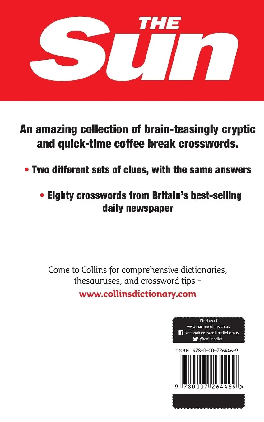 Rückseite: 9780007264469 | The Sun Two-Speed Crossword Book 10 | The Sun | Taschenbuch | Englisch