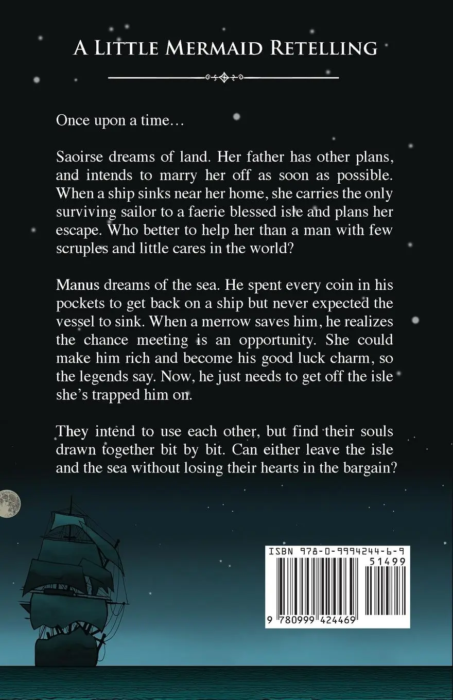 Rückseite: 9780999424469 | Bride of the Sea | A Little Mermaid Retelling | Emma Hamm | Buch