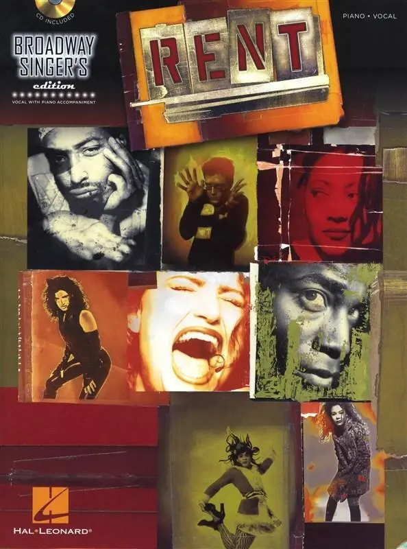 Cover: 9781476814469 | Rent - Broadway Singer's Edition Book/Online Audio | Jonathan Larson