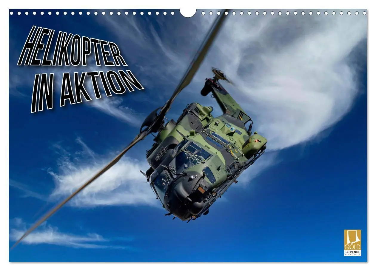 Cover: 9783457594469 | Helikopter in Aktion (Wandkalender 2026 DIN A3 quer), CALVENDO...