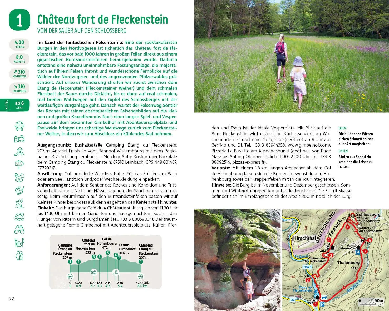 Bild: 9783763334469 | ErlebnisWandern mit Kindern - Elsass und Vogesen | Marcel Gisler