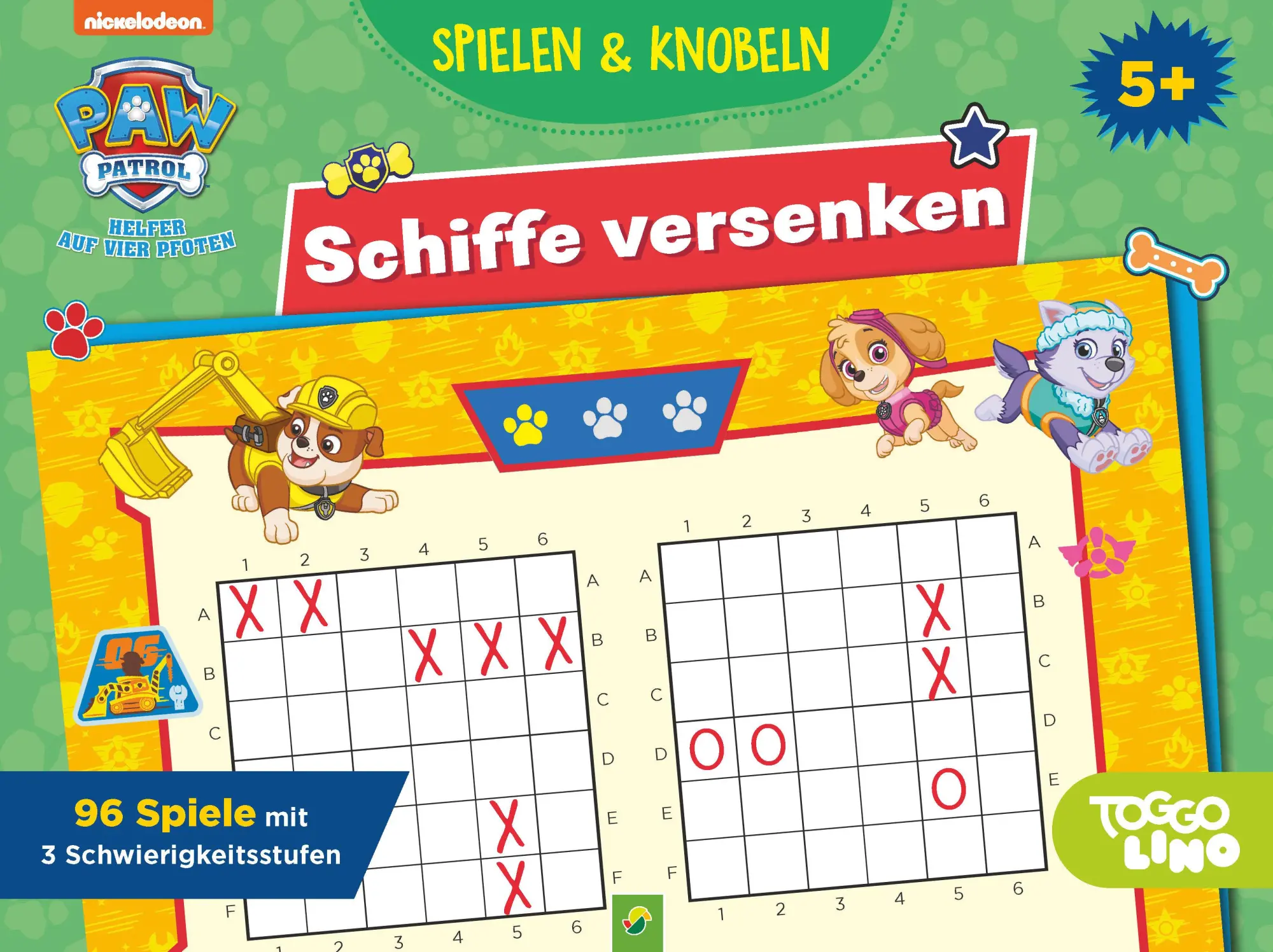 Cover: 9783849944469 | PAW Patrol Schiffe versenken Spieleblock | Schwager &amp; Steinlein Verlag