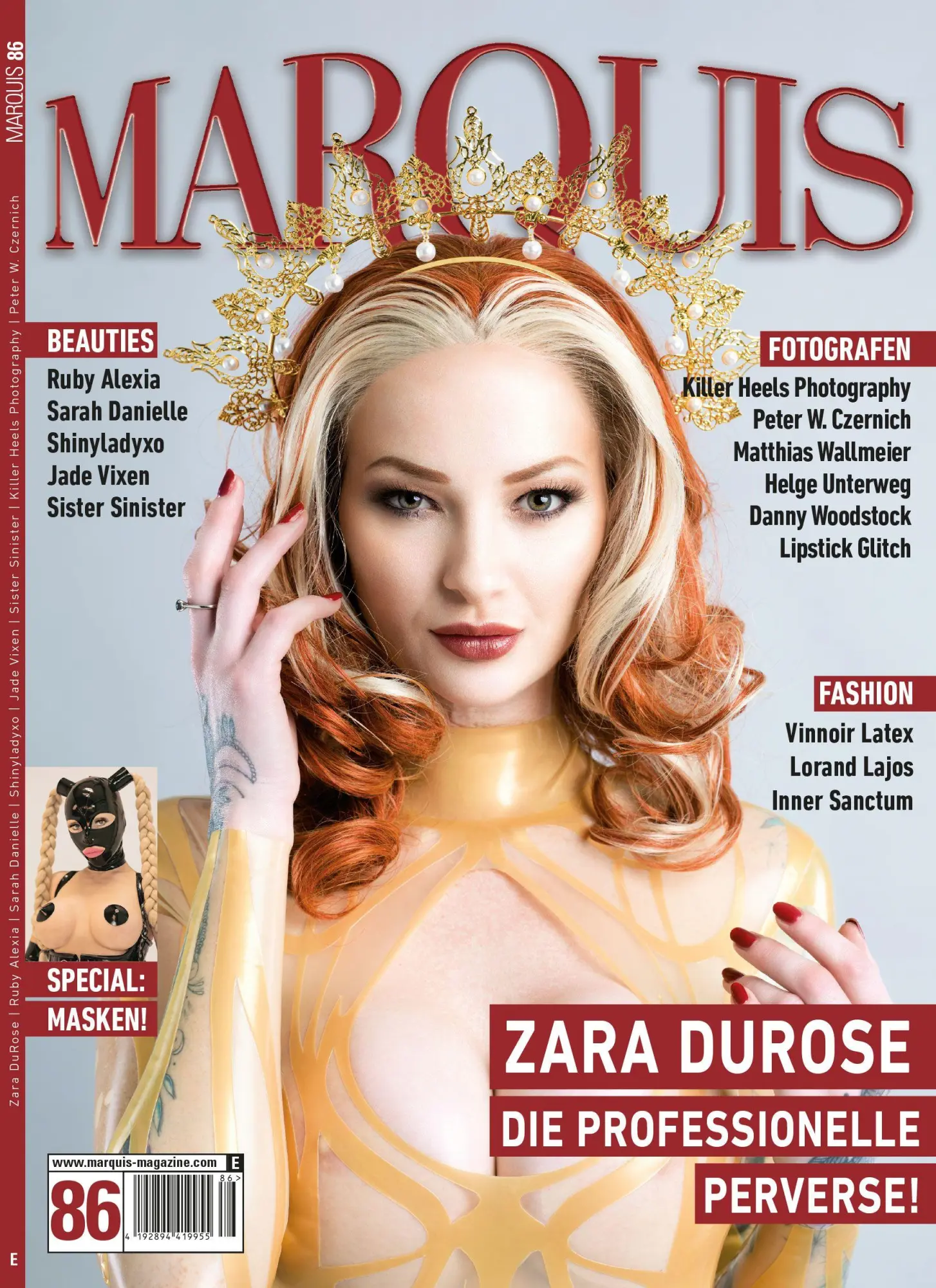 Cover: 9783866084469 | MARQUIS Magazine No. 86 - Fetish, Fashion, Latex &amp; Lifestyle --...