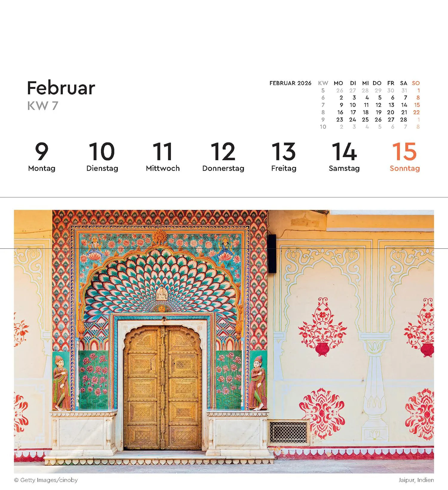 Bild: 9783965914469 | Türen - KUNTH Postkartenkalender 2026 | Kalender | 53 S. | Deutsch