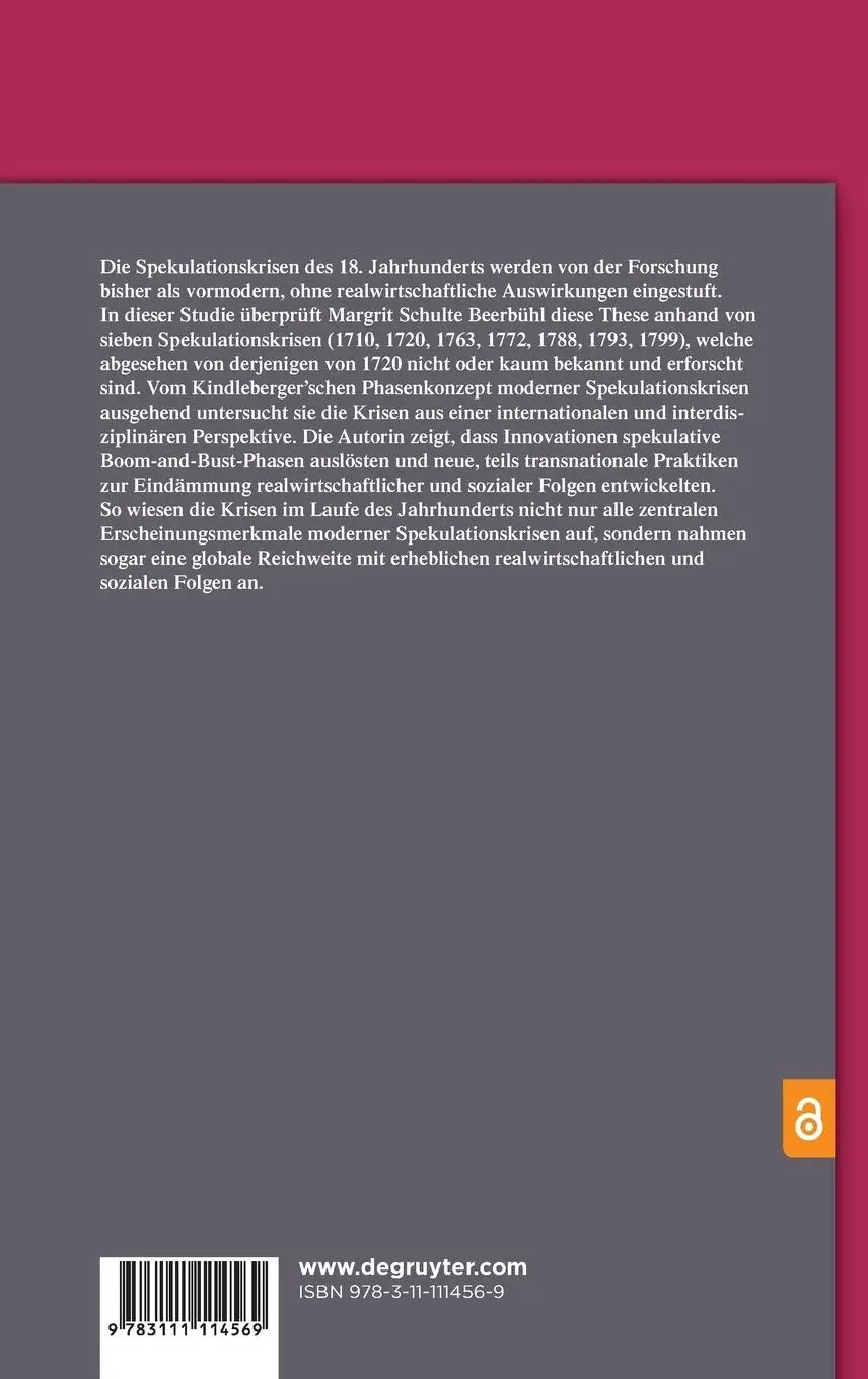 Rückseite: 9783111114569 | Auf dem Weg in die Moderne | Margrit Schulte Beerbühl | Buch | IX