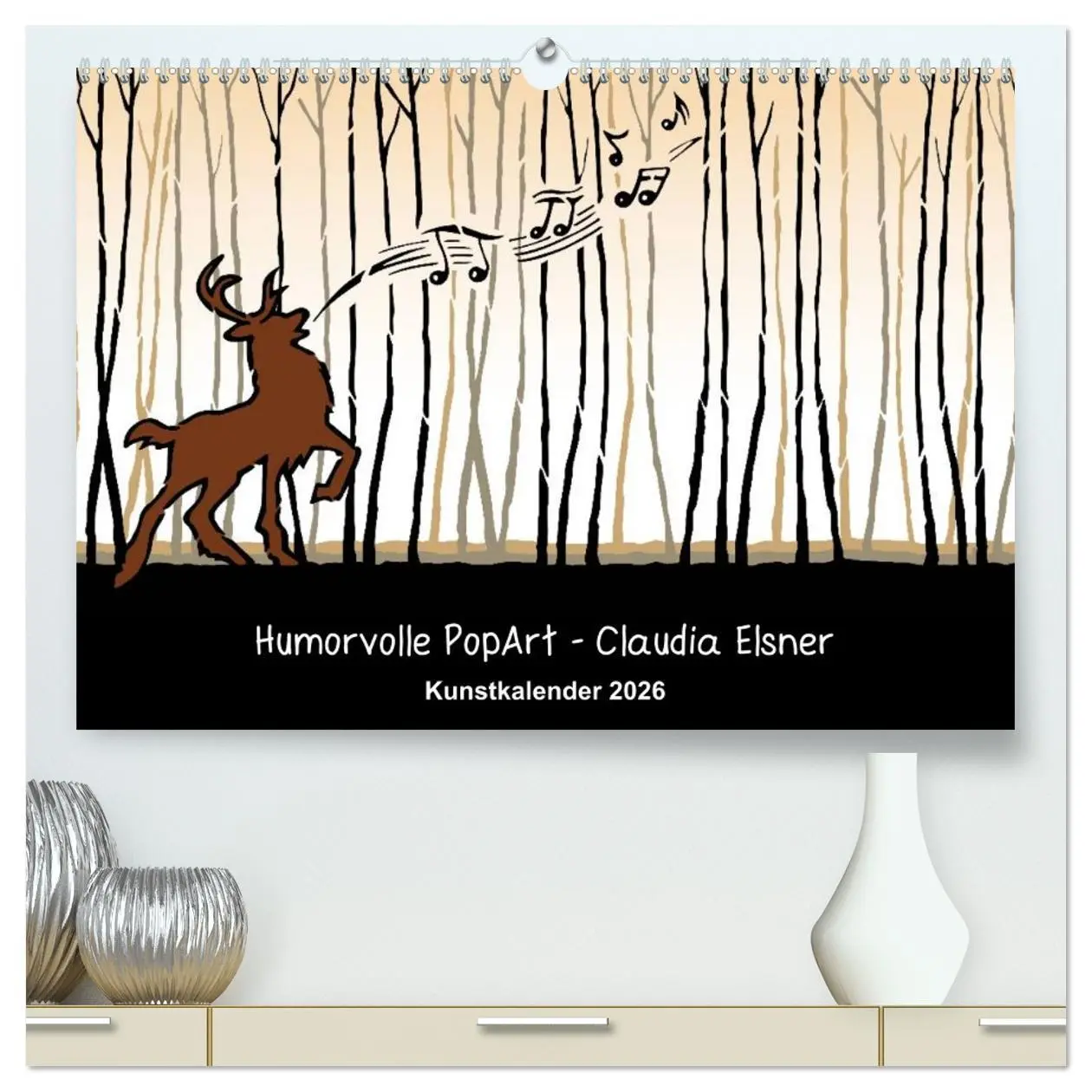 Cover: 9783516054569 | Humorvolle PopArt - Kunstkalender von Claudia Elsner (hochwertiger...