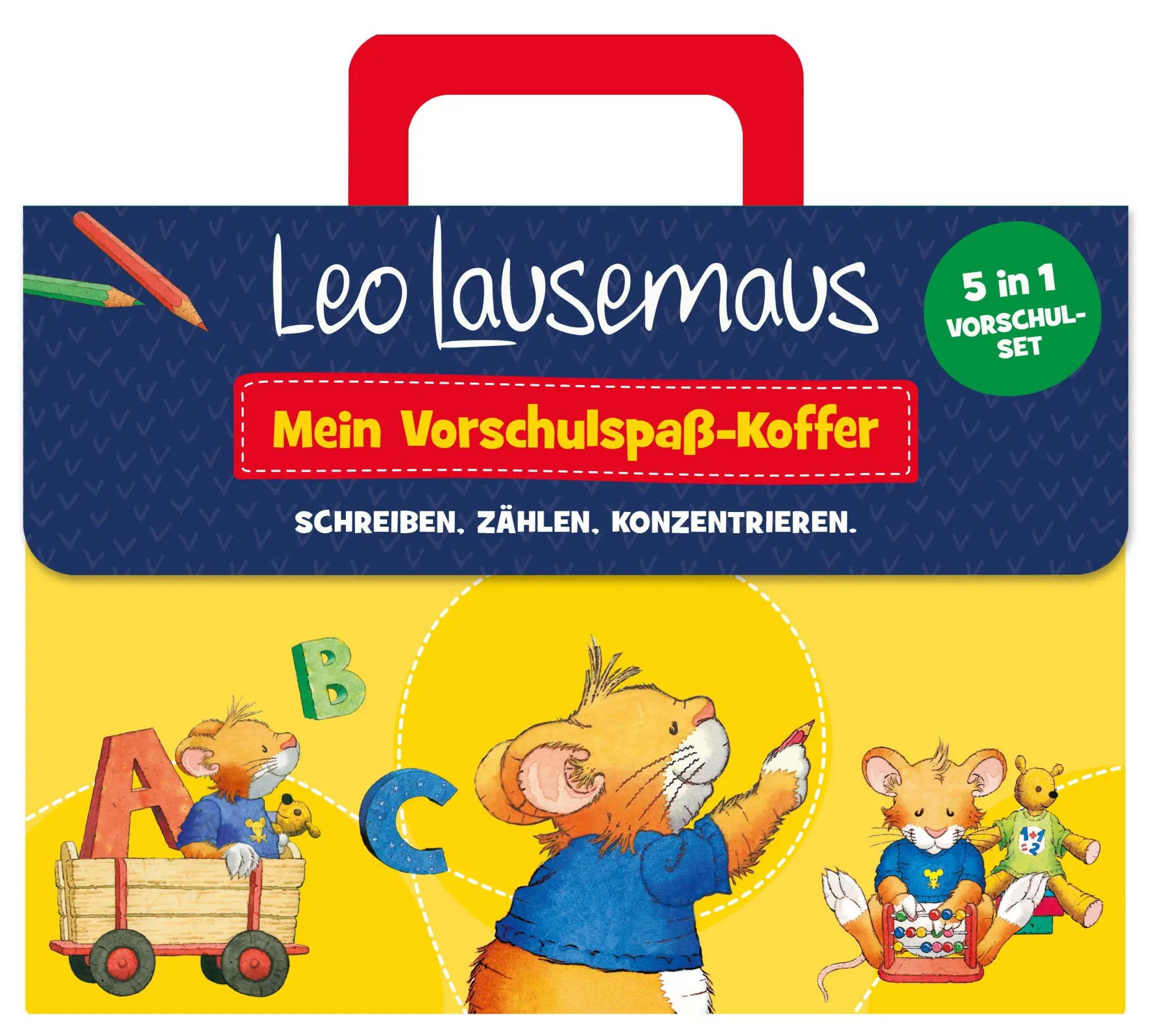 Cover: 9783963474569 | Leo Lausemaus - Mein Vorschulspaß-Koffer | Birgit Ebbert (u. a.)