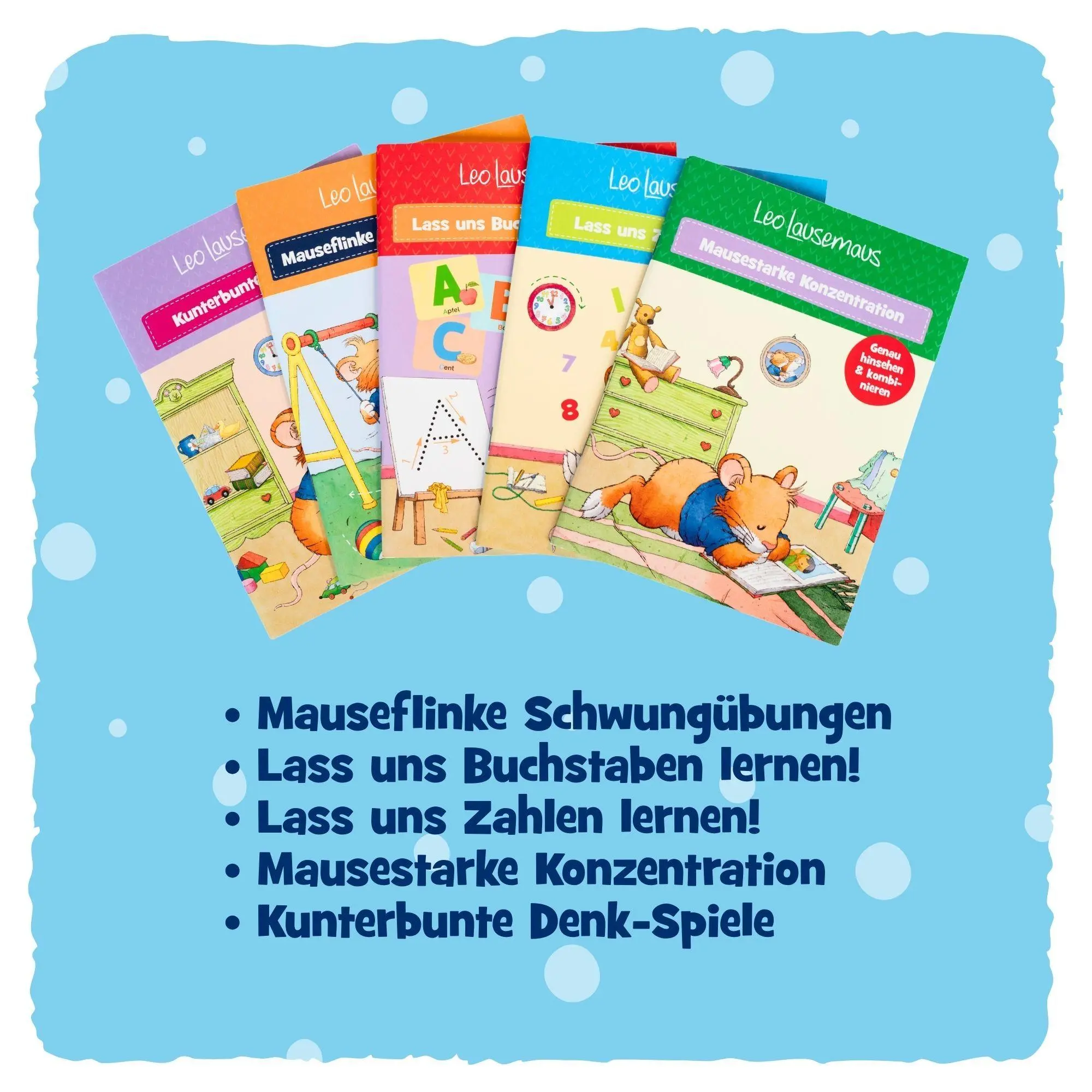 Bild: 9783963474569 | Leo Lausemaus - Mein Vorschulspaß-Koffer | Birgit Ebbert (u. a.)
