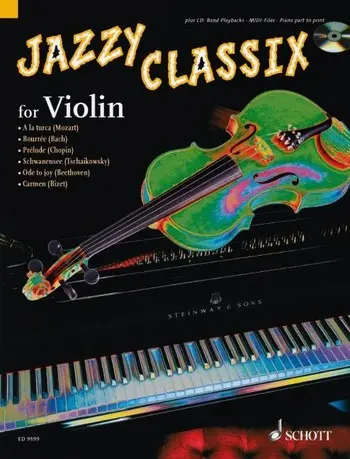 Cover: 9790001134569 | Jazzy Classix | Songbuch (Violin) | Buch + CD | 2003 | Schott Music