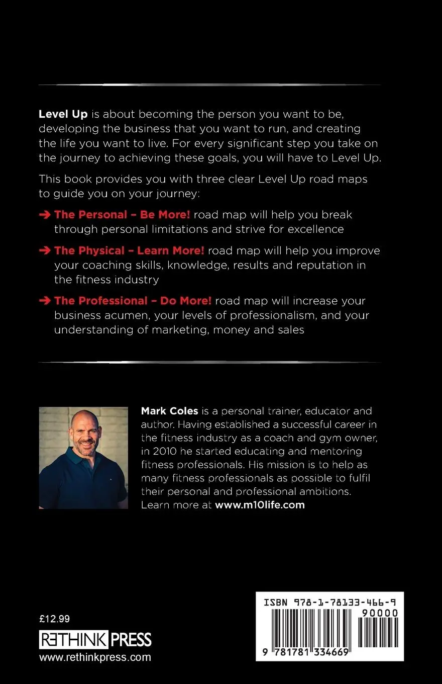 Rückseite: 9781781334669 | Level Up | The fitness professional's road map to achieving excellence