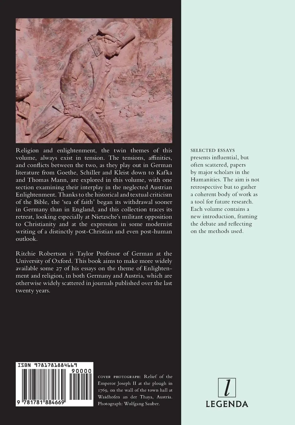 Rückseite: 9781781884669 | Enlightenment and Religion in German and Austrian Literature | Buch