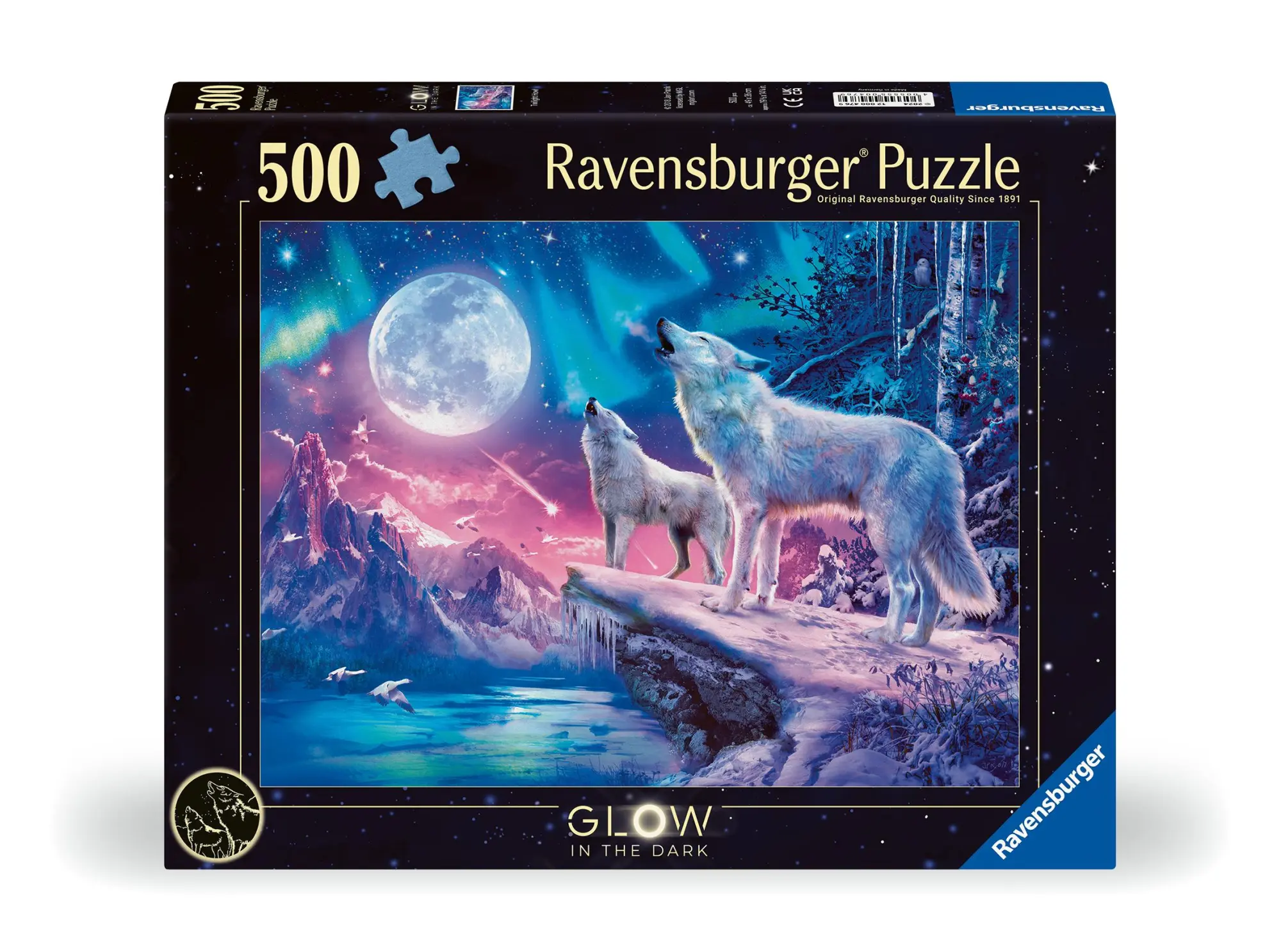 Cover: 4005555004769 | Erwachsenenpuzzle 500 Teile - Wolf im Nordlicht | Spiel | Star Line