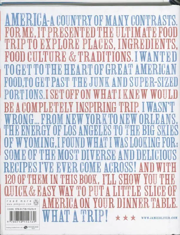 Rückseite: 9780718154769 | Jamie's America | Jamie Oliver | Buch | 360 S. | Englisch | 2009