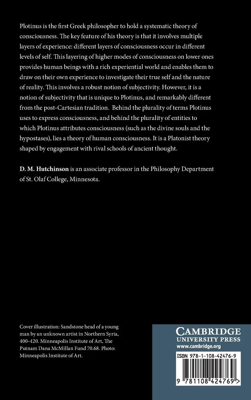 Rückseite: 9781108424769 | Plotinus on Consciousness | D. M. Hutchinson | Buch | Englisch | 2019