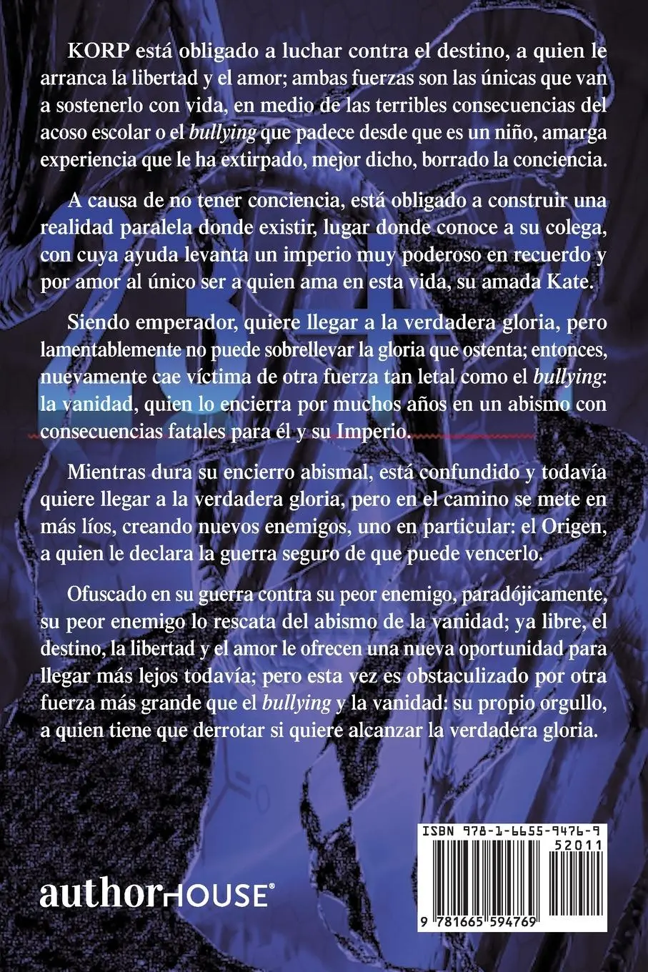 Rückseite: 9781665594769 | Korp Y El Pensador Desnudo | Orlando Castro | Taschenbuch | Spanisch