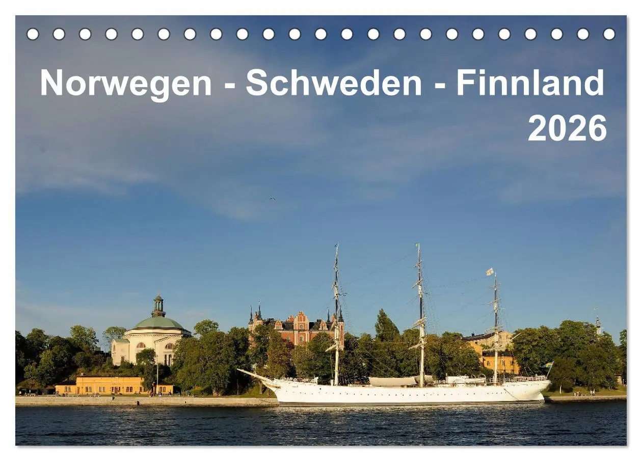 Cover: 9783457704769 | Norwegen - Schweden - Finnland (Tischkalender 2026 DIN A5 quer),...