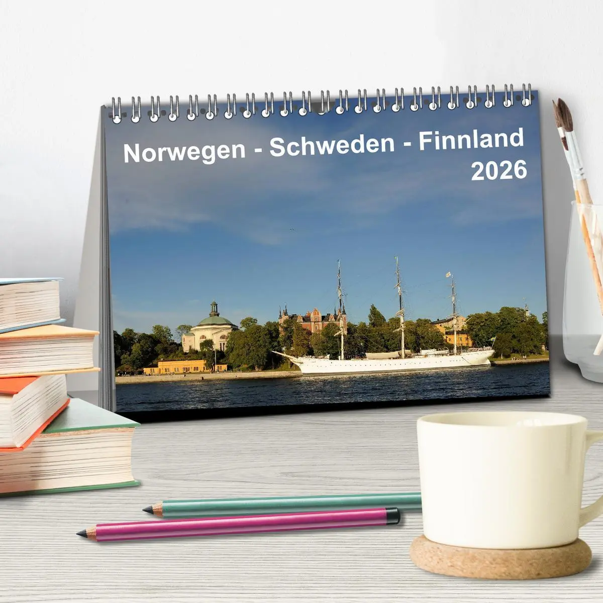 Bild: 9783457704769 | Norwegen - Schweden - Finnland (Tischkalender 2026 DIN A5 quer),...